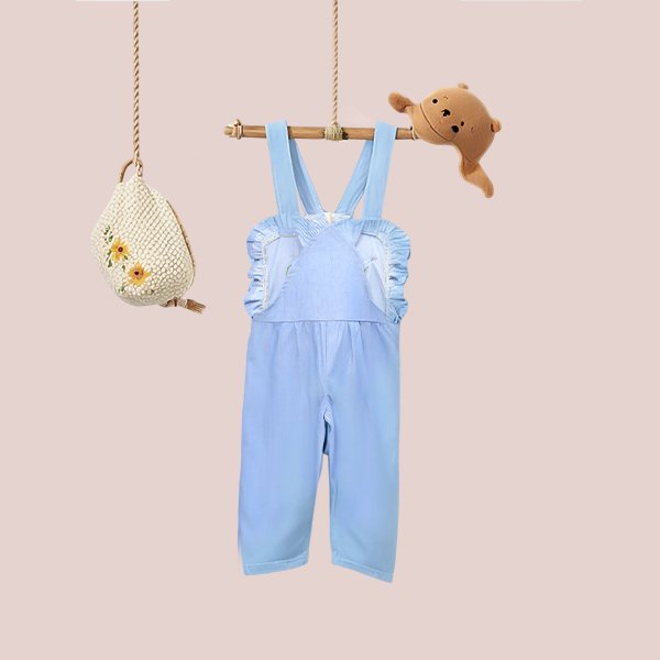 Floral Embroidered Dungaree - Image 3