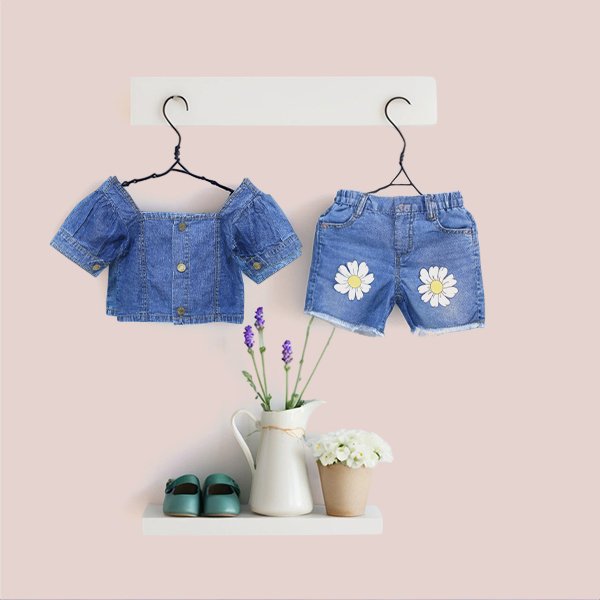 Chic Denim Co-ord Set - Image 2