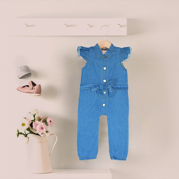 Playful Denim Dungaree - Image 2