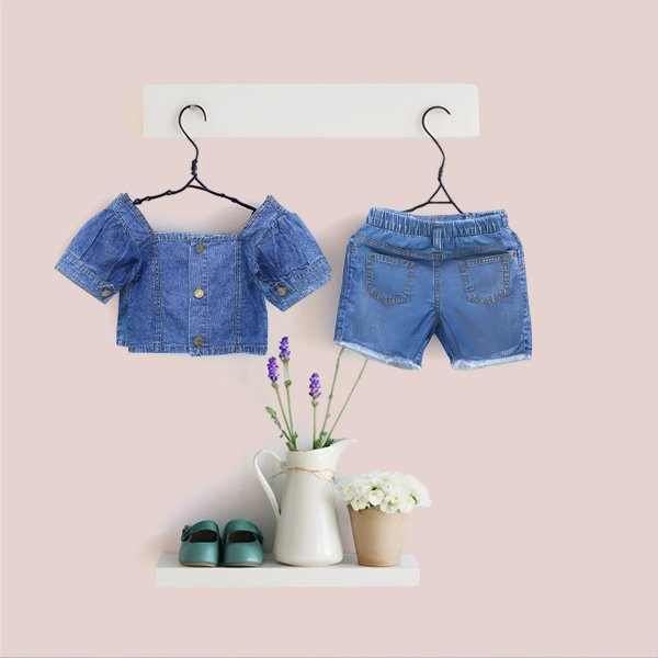 Chic Denim Co-ord Set - Image 3