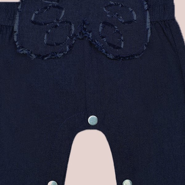 Butterfly Appliqué Dungaree - Image 3