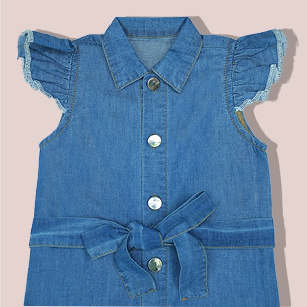 Playful Denim Dungaree - Image 3